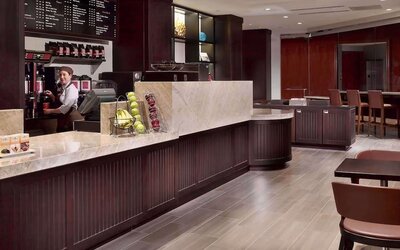 Dining area at Royal Sonesta Houston Galleria.