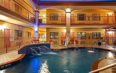 Outdoor pool at Casa Rosa Inn.