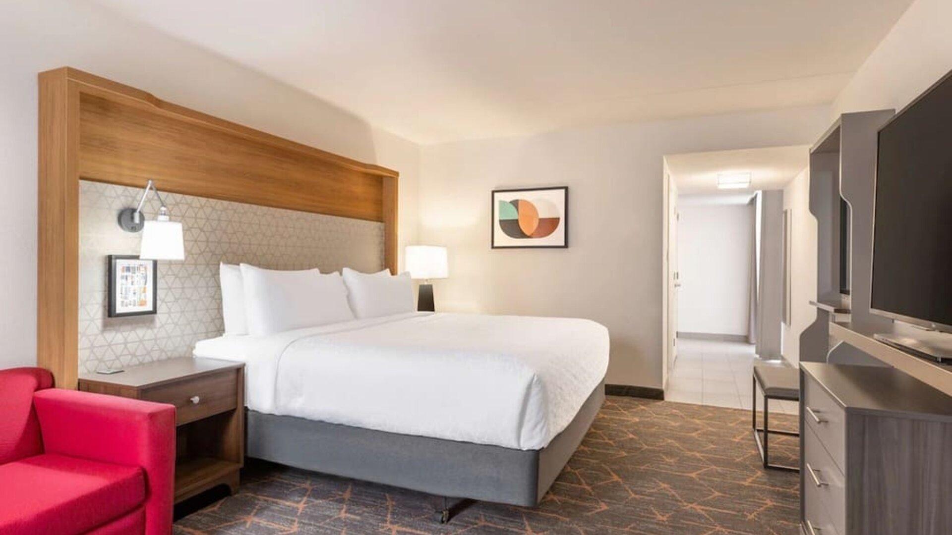 King room at DoubleTree By Hilton Fort Worth South.