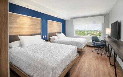 Queen beds available at Tru By Hilton Ft. Lauderdale Airport.