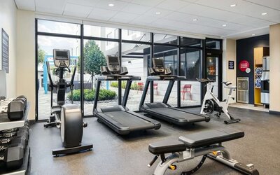 Fitness center at Tru By Hilton Ft. Lauderdale Airport.