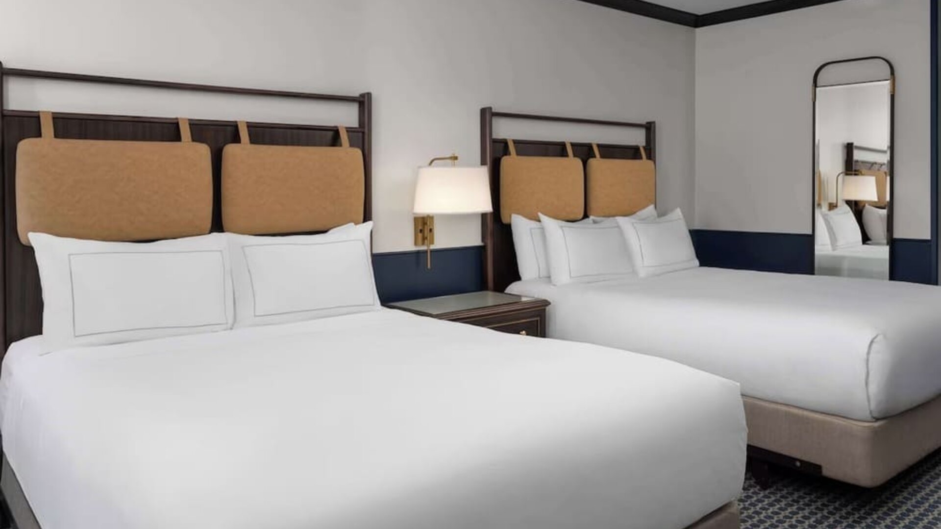 Day use twin room at Hilton Orrington/Evanston.