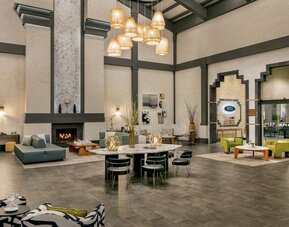 Hotel lobby at Hilton Scottsdale Resort & Villas.