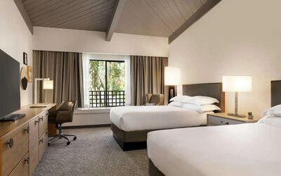 Day use room with work desk at Hilton Scottsdale Resort & Villas.