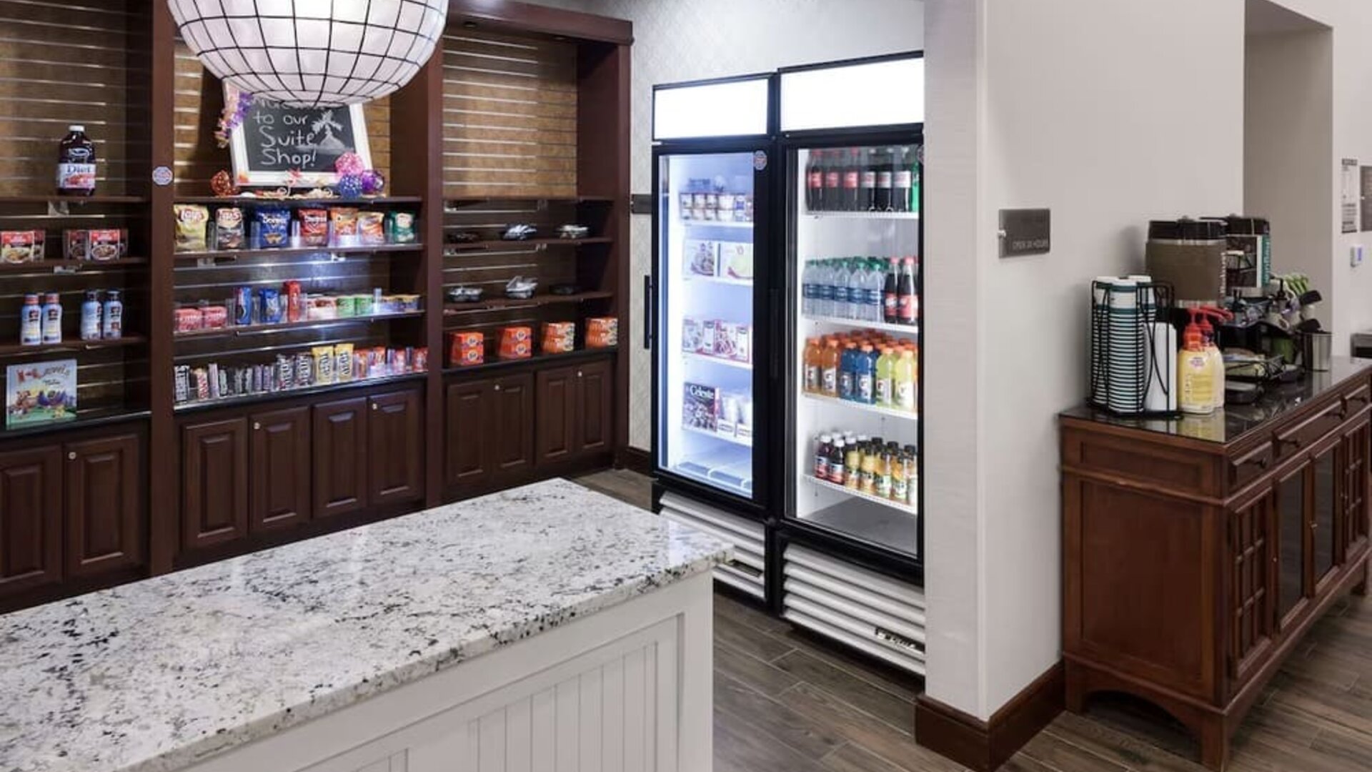 Convenience store at Homewood Suites By Hilton Agoura Hills.