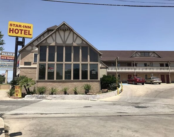 Hotel exterior at Star Inn Hotel Sea World.