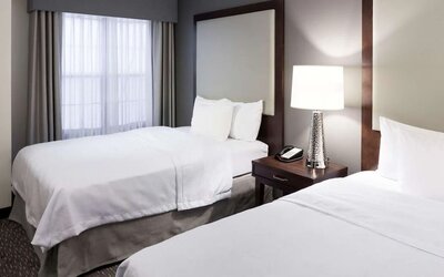 Day use twin room at Homewood Suites By Hilton San Jose Airport-Silicon Valley.