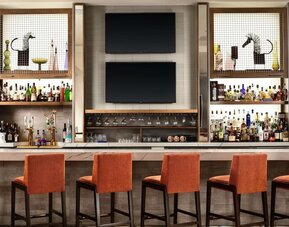 Hotel bar at Crowne Plaza Dallas Market Ctr - Love Field.