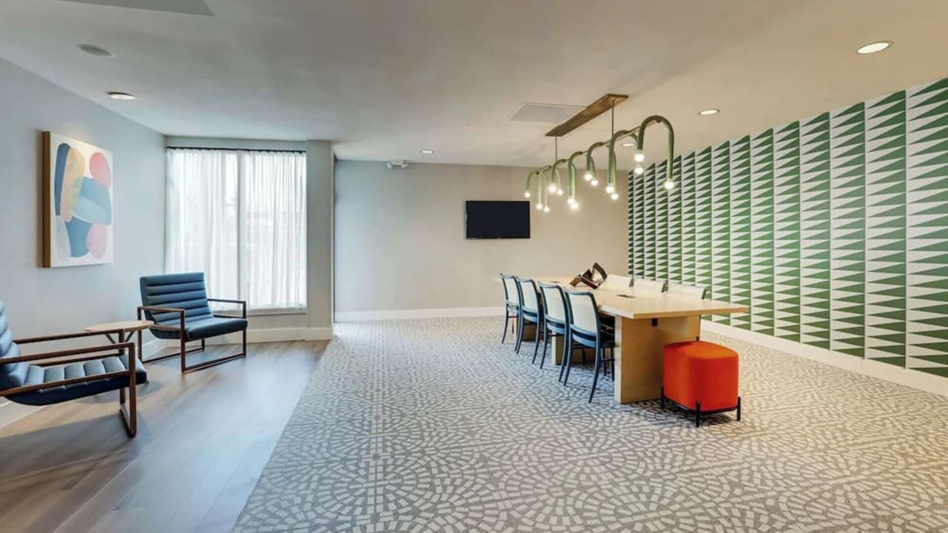 Lobby workspace at Sonesta Select Scottsdale At Mayo Clinic Campus.