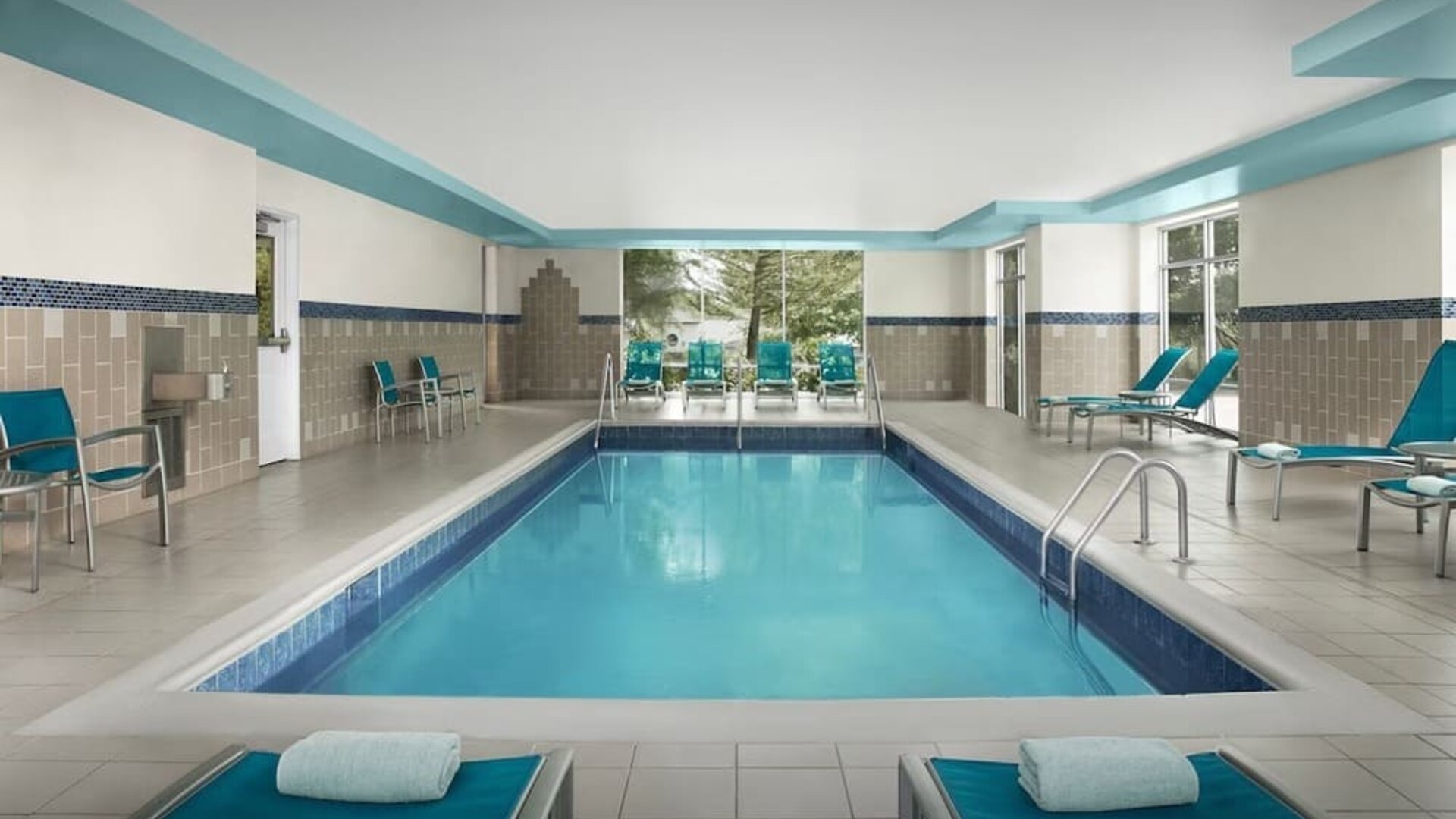 Refreshing indoor pool at TownePlace Suites Franklin Cool Springs.