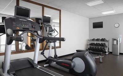 Fitness center available at TownePlace Suites Franklin Cool Springs.