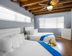 Day use twin room at Hollywood Beach Suites, A South Beach Group Hotel.