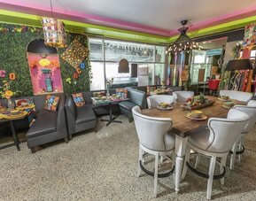 Dining area at Catalina Hotel & Beach Club.