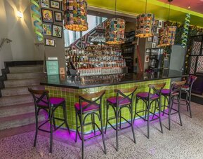 On-site bar at Catalina Hotel & Beach Club.