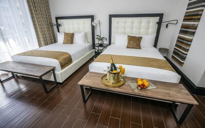 Day use twin room at Hotel Croydon.