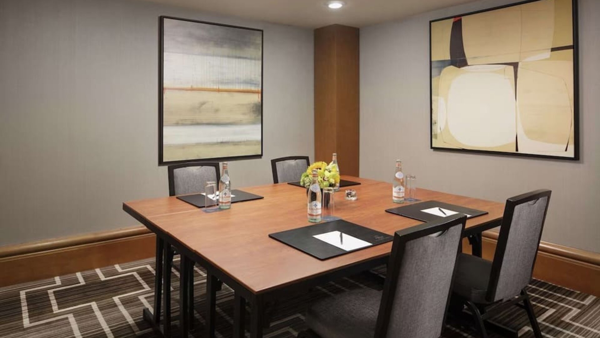 Professional meeting room at Hilton Short Hills.
