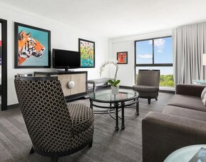 Day use room with living area at Hotel Studio Allston.