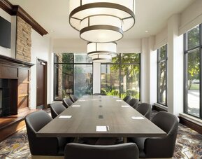 Professional meeting room at Homewood Suites By Hilton Shreveport / Bossier City, LA.