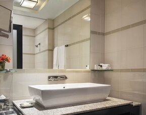 Private guest bathroom at Royalton Park Avenue.