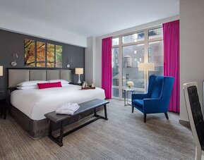 Day use room with work desk and natural light at Royalton Park Avenue.
