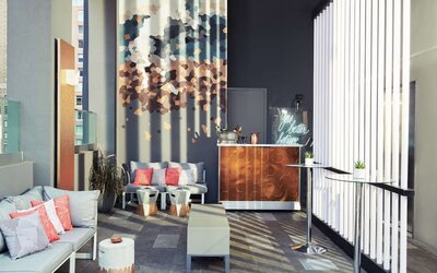 Lounge area at The Bernic Hotel New York City, Tapestry Collection By Hilton.