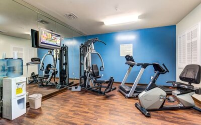 Fitness center available at Comfort Inn Pomona Near Fairplex.
