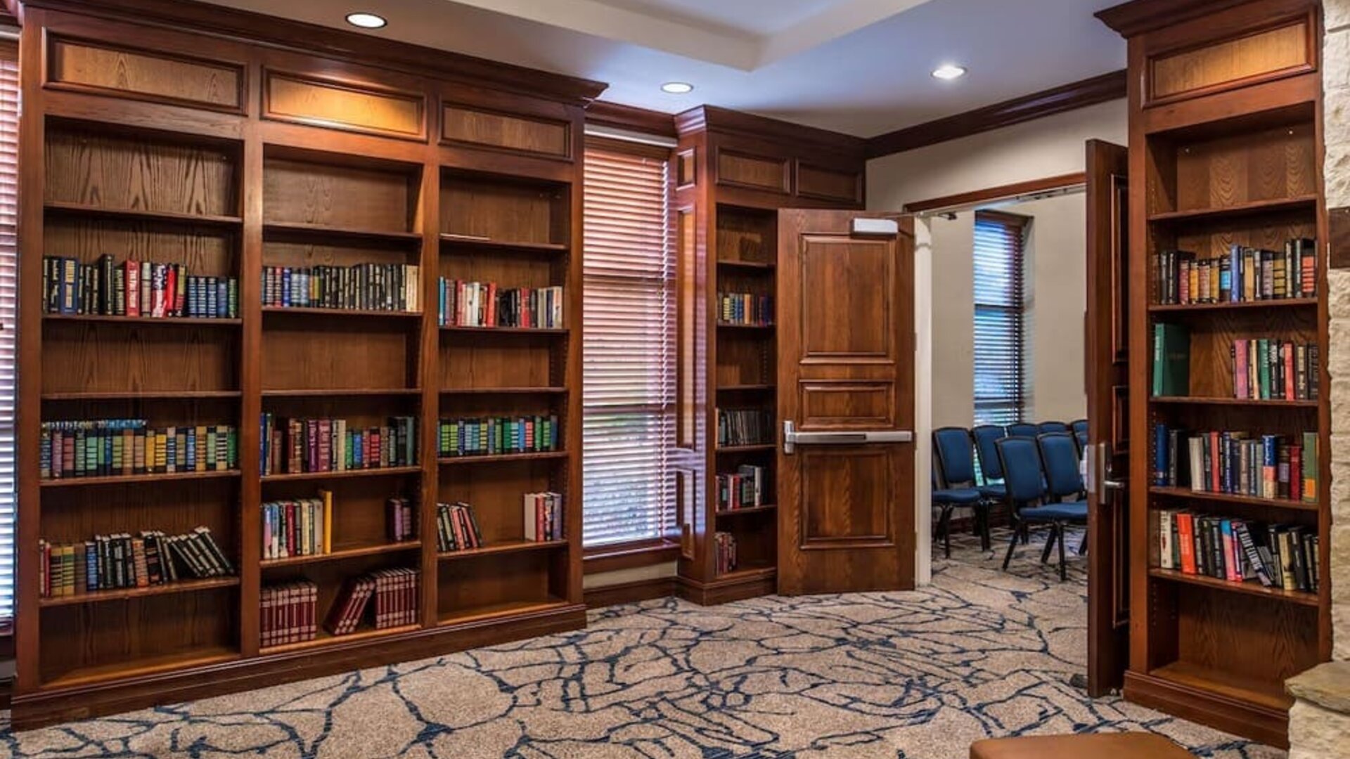 Library room at Hilton San Antonio Hill Country.