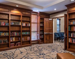 Library room at Hilton San Antonio Hill Country.