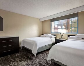 Standard day use twin room at 	Embassy Suites By Hilton Arcadia Pasadena Area.