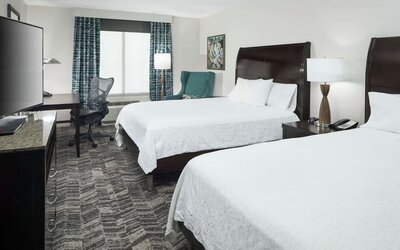 Day use twin room at Hilton Garden Inn Dothan.