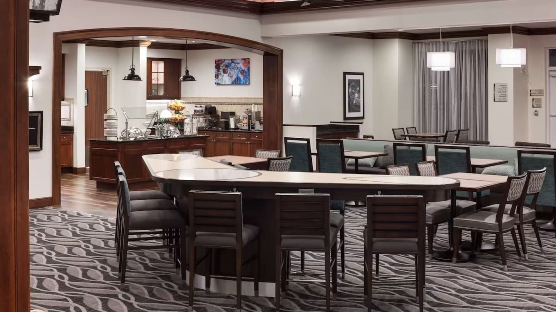 On-site restaurant at Homewood Suites By Hilton Denton.