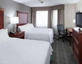 Day use twin room with work desk at Homewood Suites By Hilton Denton. 