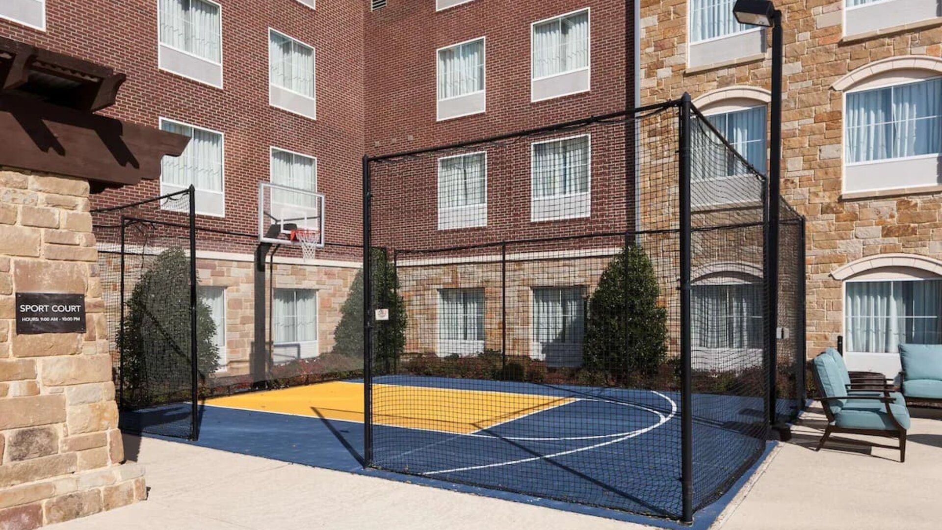 Sports court at Homewood Suites By Hilton Denton.