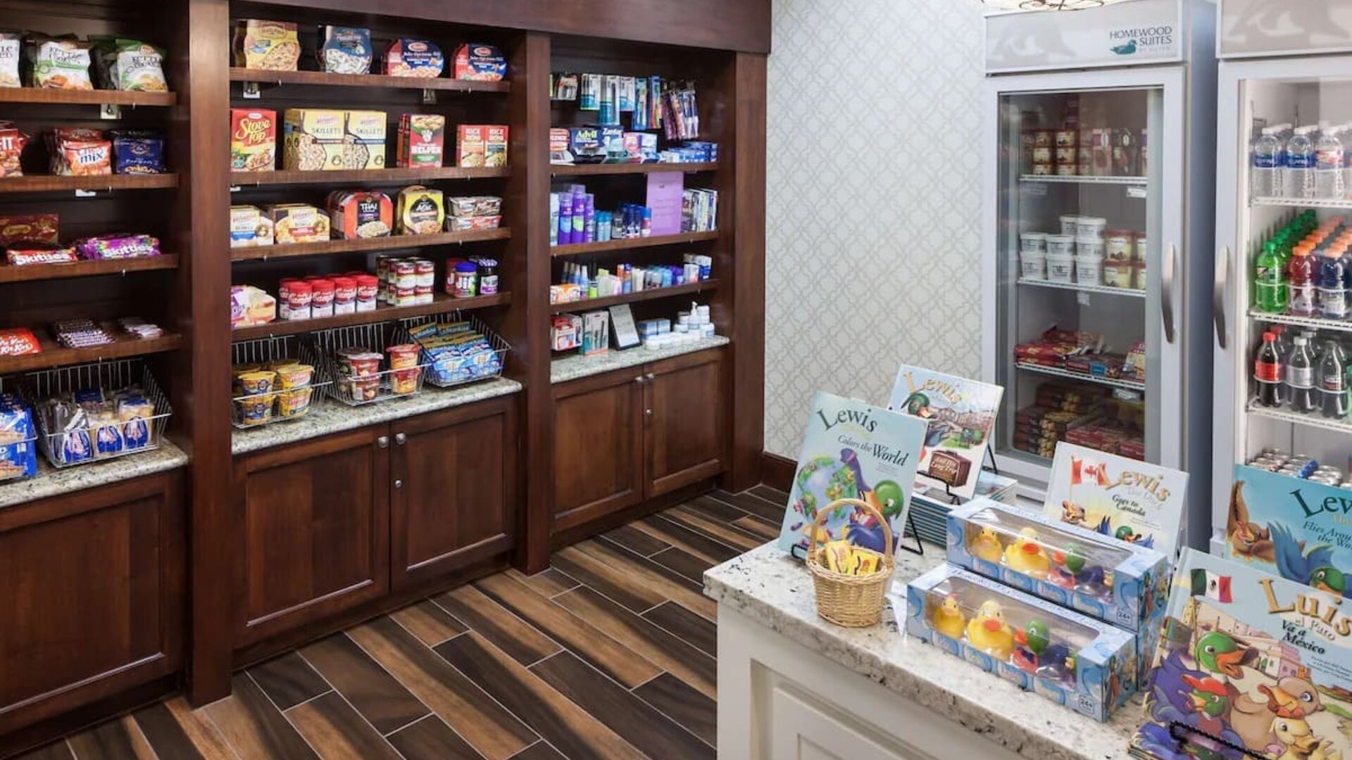 Convenience store at Homewood Suites By Hilton Denton.