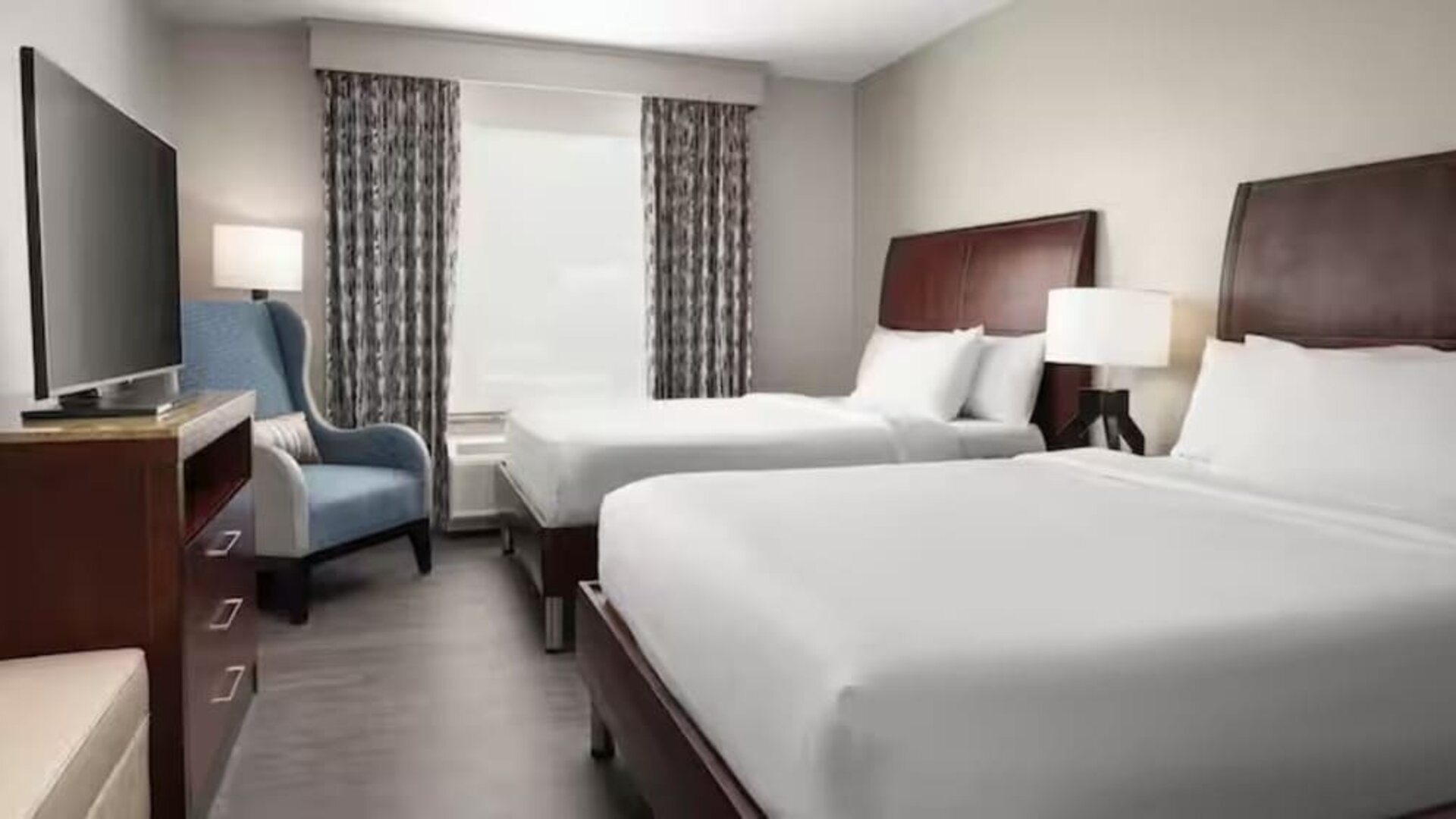 Day use twin room at Hilton Garden Inn Shreveport Bossier City.