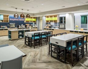 On-site restaurant at Home2 Suites By Hilton Cape Canaveral Cruise Port.