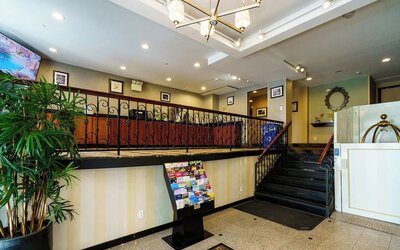 Reception at Sky Hotel Flushing - Laguardia Airport.