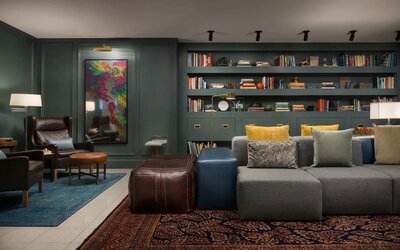 Lounge area at Stanford Court San Francisco.