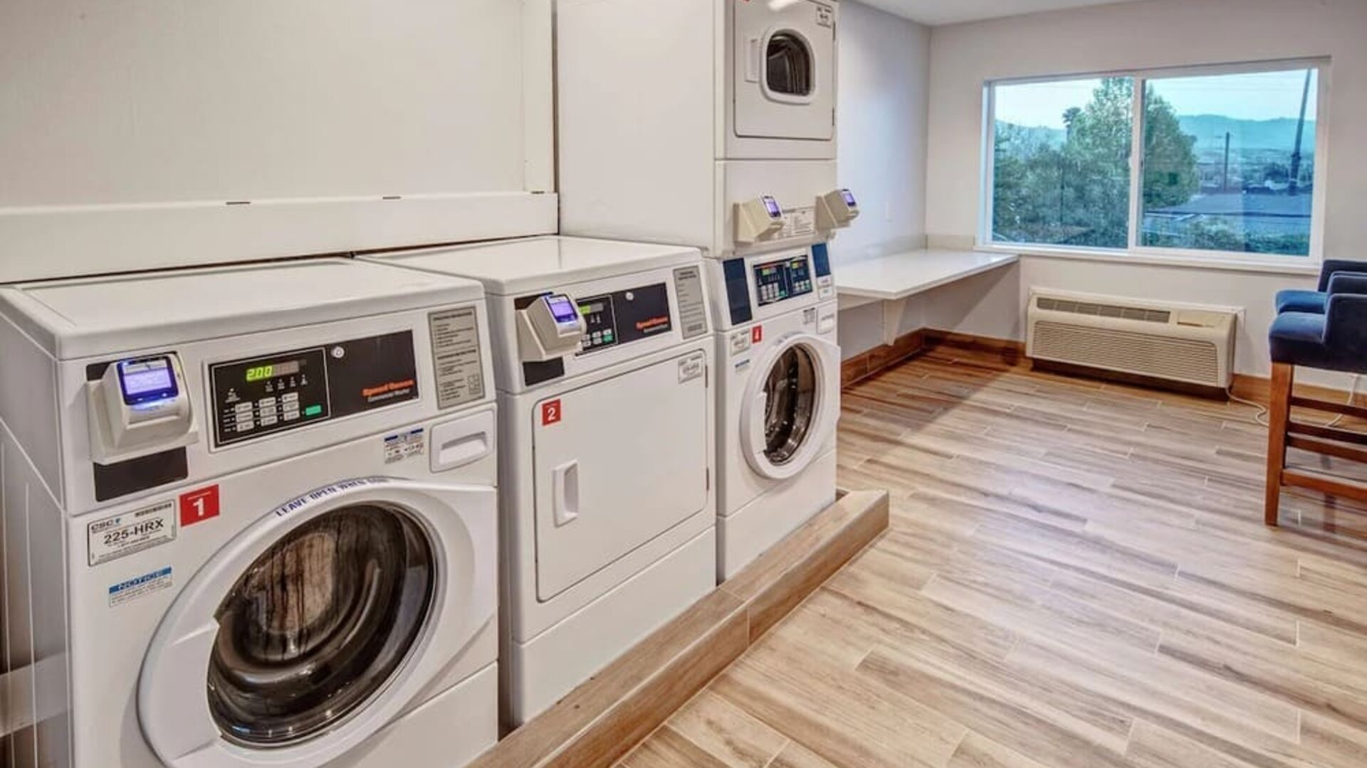 Laundry room available for guests at Hampton Inn Vallejo.