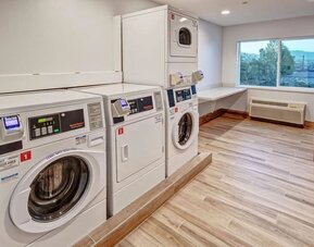 Laundry room available for guests at Hampton Inn Vallejo.