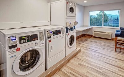 Laundry room available for guests at Hampton Inn Vallejo.