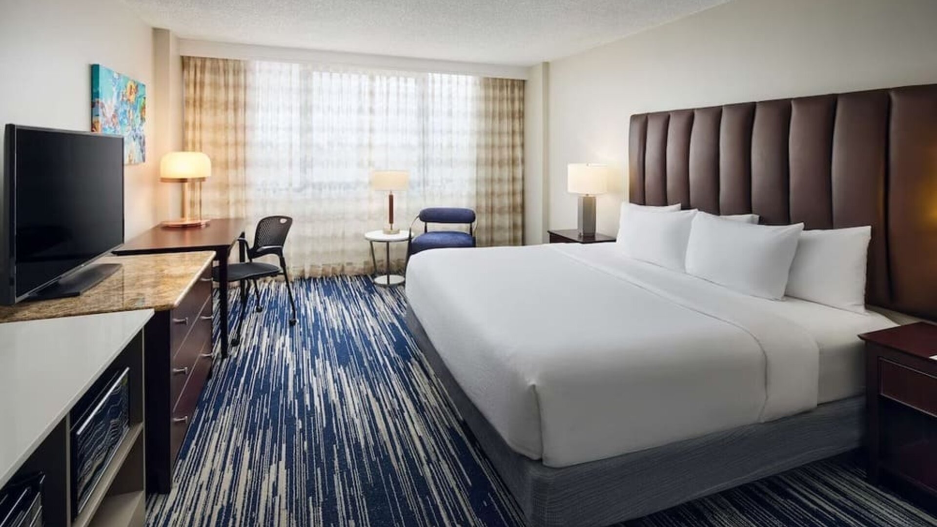 Day use room at Embassy Suites By Hilton West Palm Beach Central.