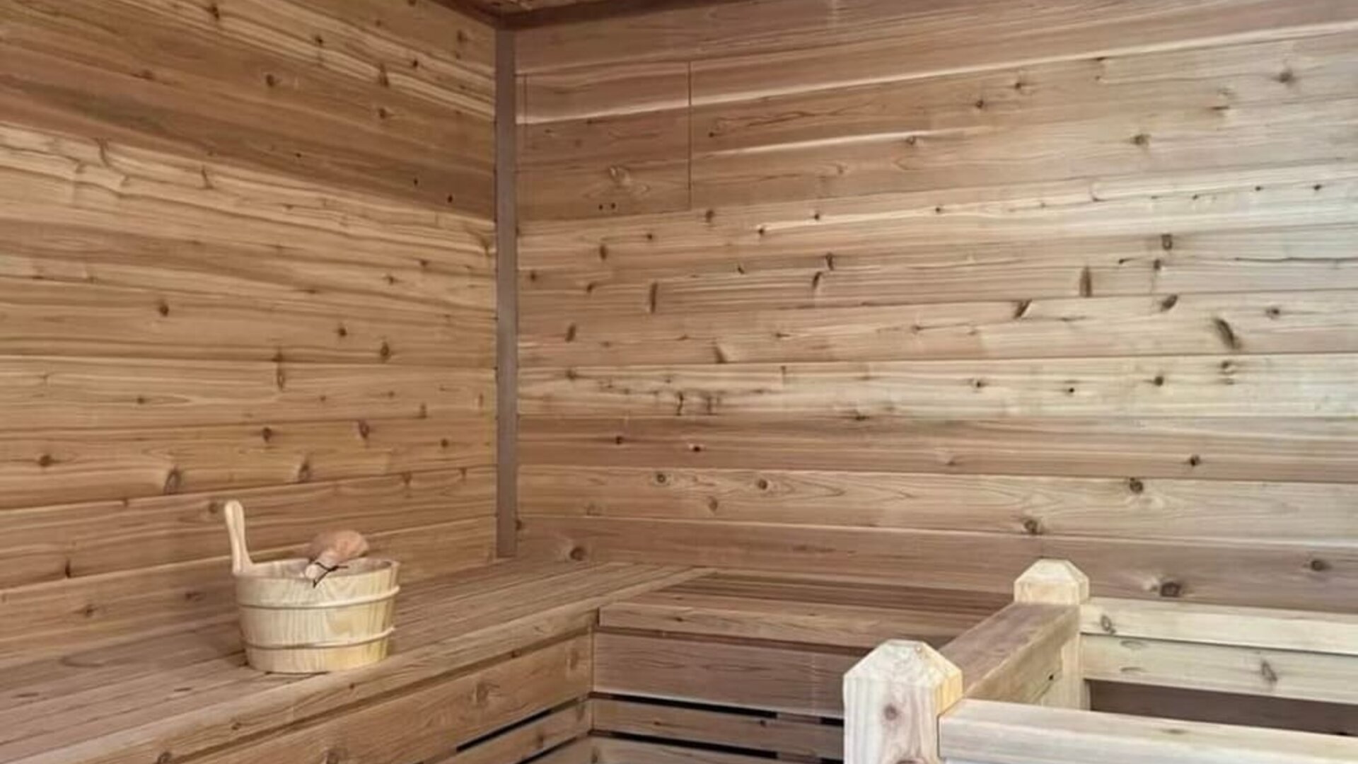 Sauna at SKYLARANNA Resort & Spa.
