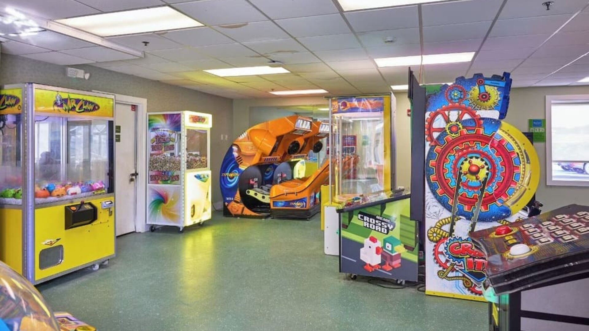 Arcade room at Sea Crest Beach Hotel.