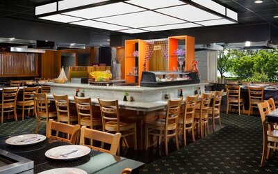 On-site restaurant at Courtyard Boston Cambridge.