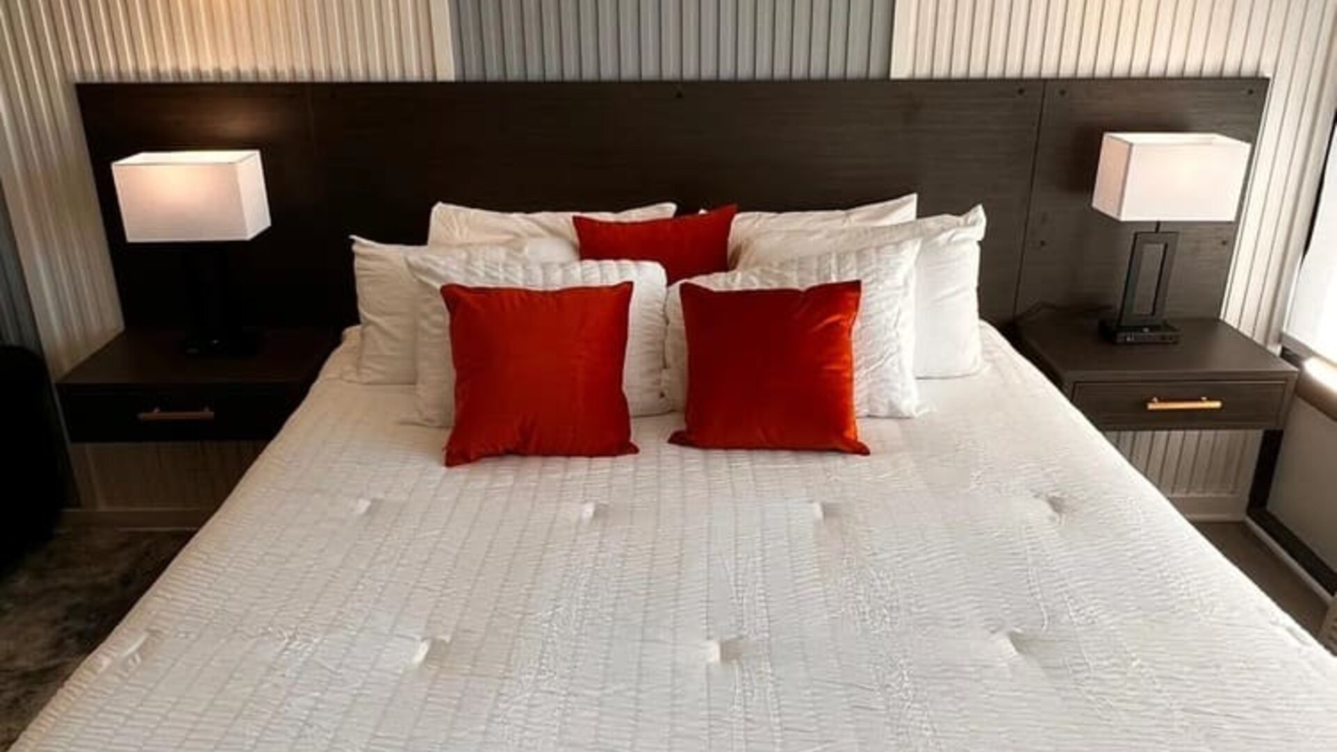 King room at The Irish Inn Boutique Hotel.