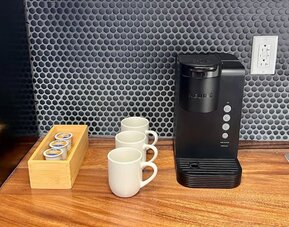 Coffee station at The Irish Inn Boutique Hotel.