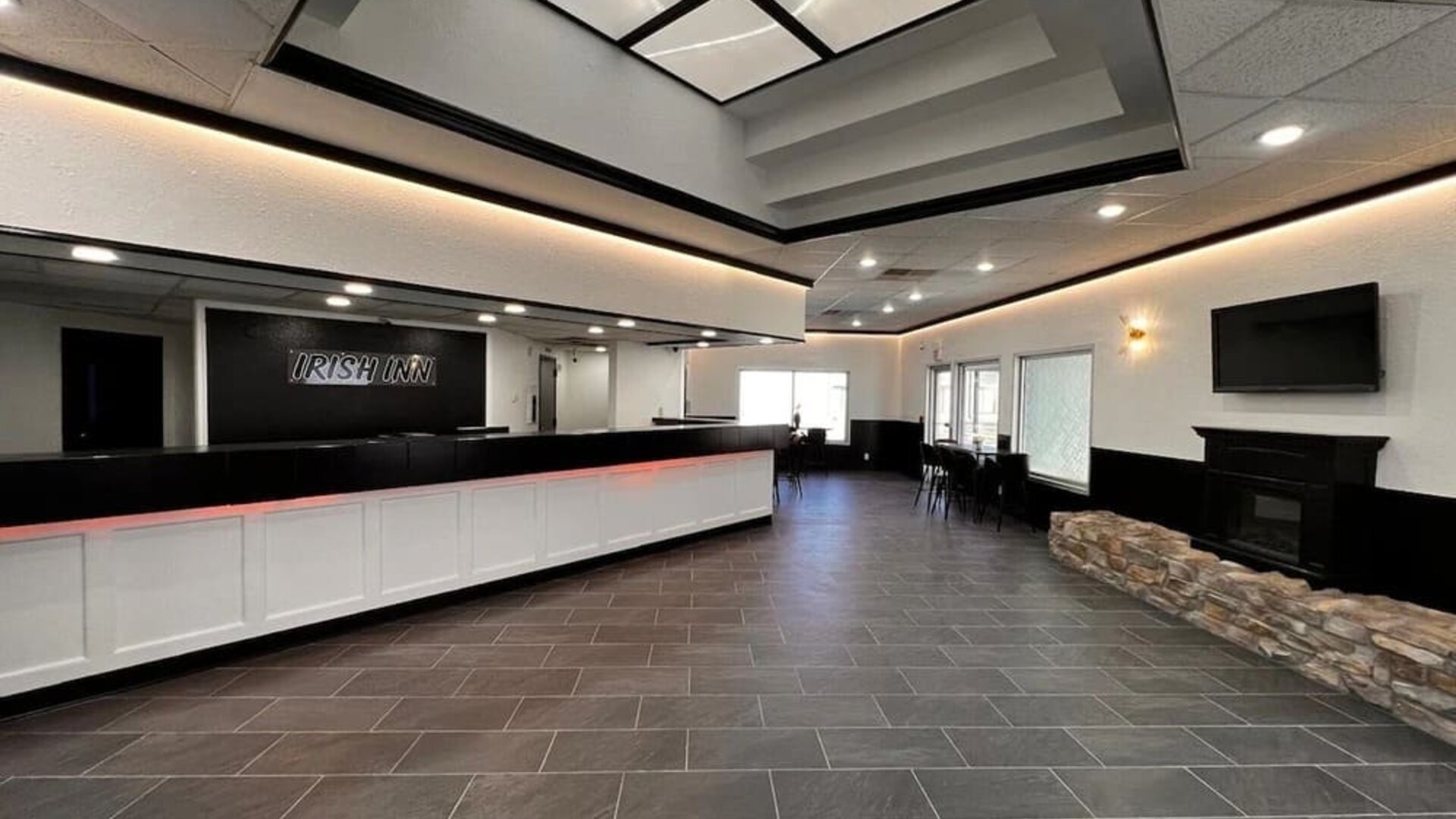 Concierge desk at The Irish Inn Boutique Hotel.