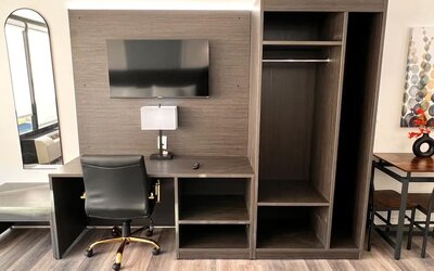 Day room with closet space at The Irish Inn Boutique Hotel.