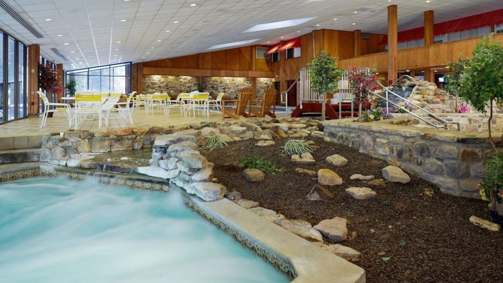 Outdoor pool at Cove Haven Resort.